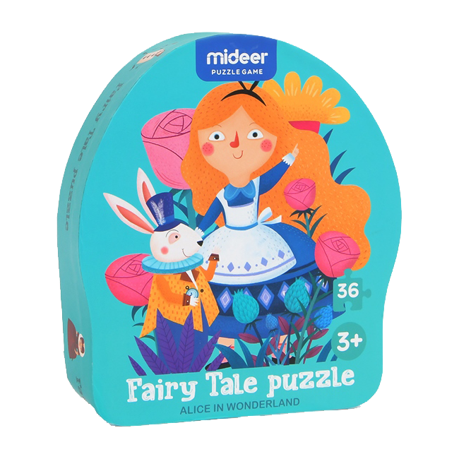 Puzzle poveste â Alice in tara minunilor, 36 piese Mideer MD3058 BBJMD3058_Initiala
