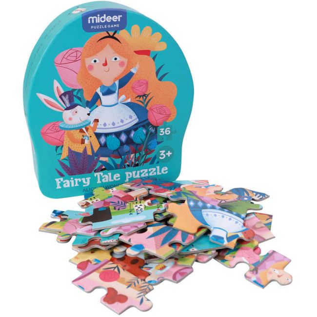 Puzzle poveste â Alice in tara minunilor, 36 piese Mideer MD3058 BBJMD3058_Initiala