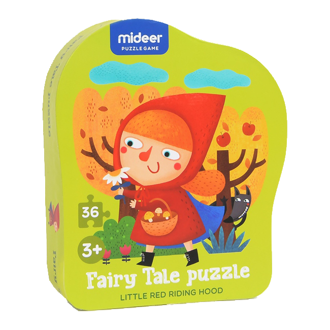 Puzzle poveste â Scufita rosie, 36 piese Mideer MD3061 BBJMD3061_Initiala