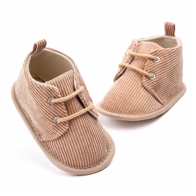 Ghetute crem din reiat pentru bebelusi MBD2184-3-p13.3-6 luni (Marimea 18 incaltaminte)