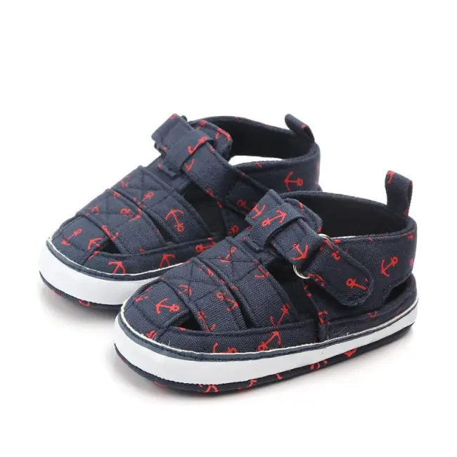 Pantofiori decupati bleumarine - Ancore MDd2164-1-SA1