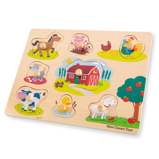 Puzzle lemn Ferma 9 piese NEW - NC10430