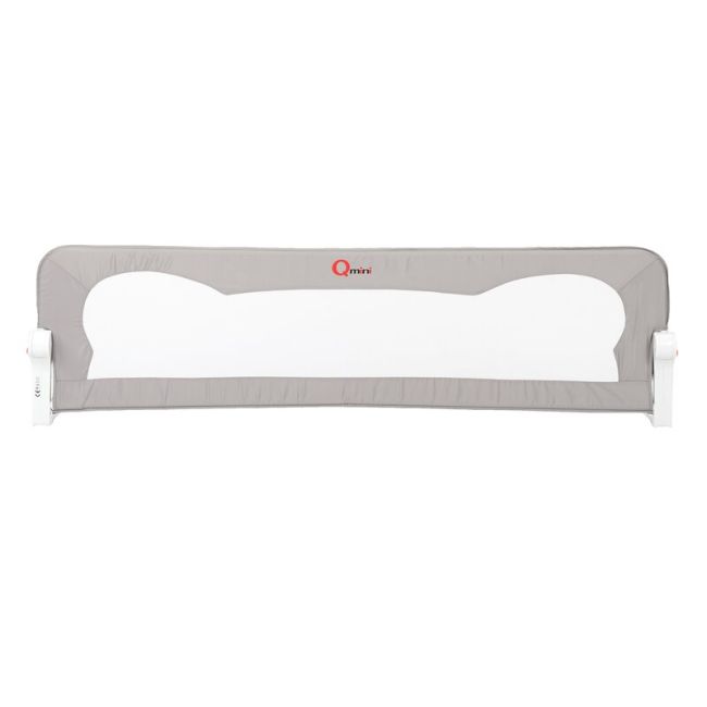 Qmini - Bariera de pat 150 x 42 cm, Rhea, Grey BYNQM-RHEA_GREY