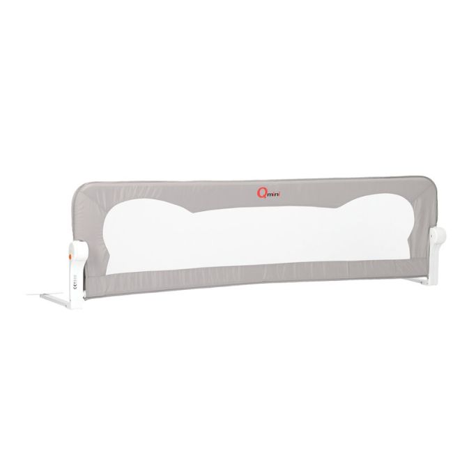 Qmini - Bariera de pat 150 x 42 cm, Rhea, Grey BYNQM-RHEA_GREY