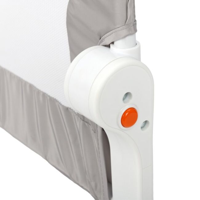 Qmini - Bariera de pat 150 x 42 cm, Rhea, Grey BYNQM-RHEA_GREY