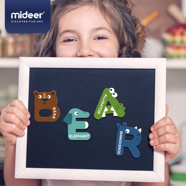 Set 26 litere magnetice Mideer MD2064 BBJMD2064_Initiala