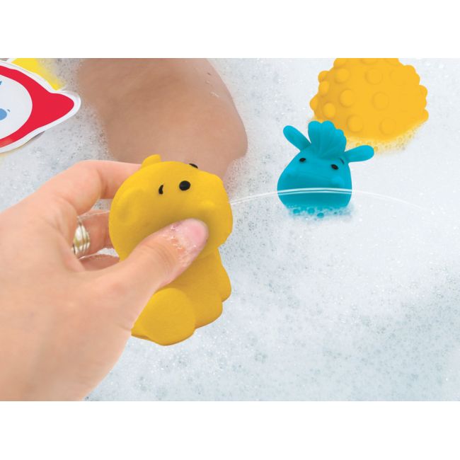 LUDI Set 4 jucarii de baie Animalute DNBLUD40064