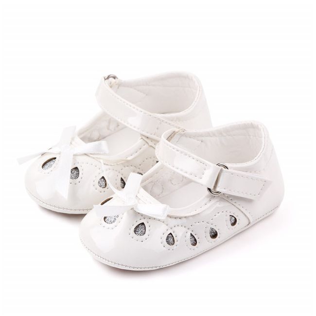 Pantofiori albi din lac LId2363-1-sa31.0-3 luni