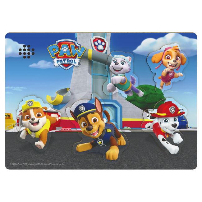 PATRULA CATELUSILOR PUZZLE DIN LEMN CU SUNETE SI FORME VIV6059998