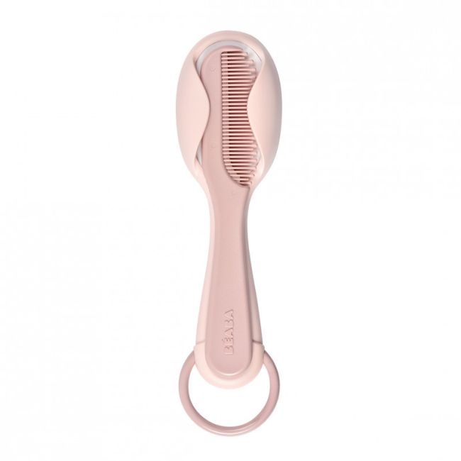 Set perie si pieptene Beaba - Old Pink ERFB920367