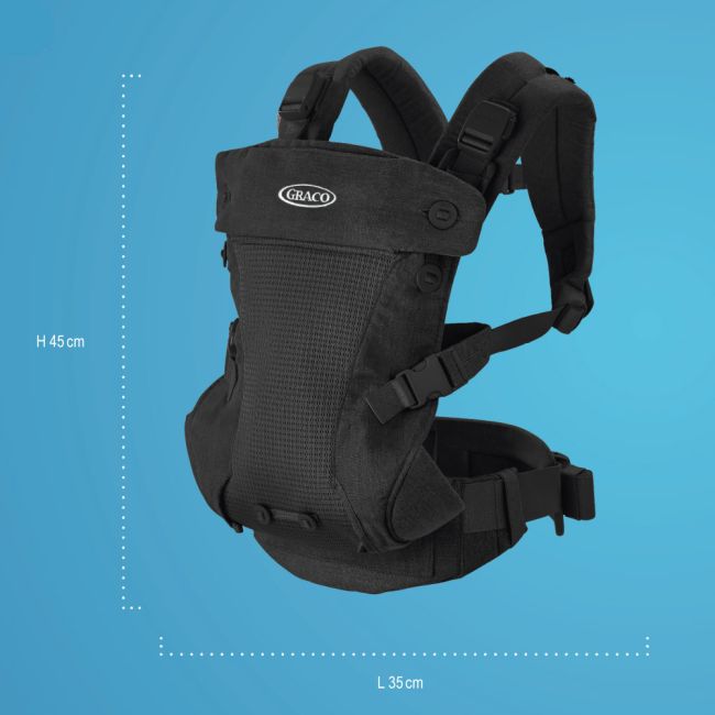 Sistem de purtare Graco Cradle Me Onix Black 4 in 1 ERFG5A999ONXEU