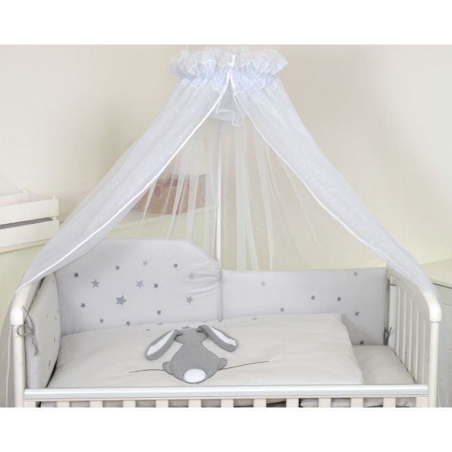 Amy - Baldachin Din Tul, Fluffy Stelute Transparent, 400x160 Cm Pjb80283