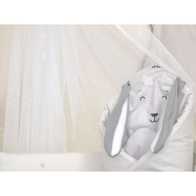 Amy - Baldachin Din Tul, Fluffy Stelute Transparent, 400x160 Cm Pjb80283
