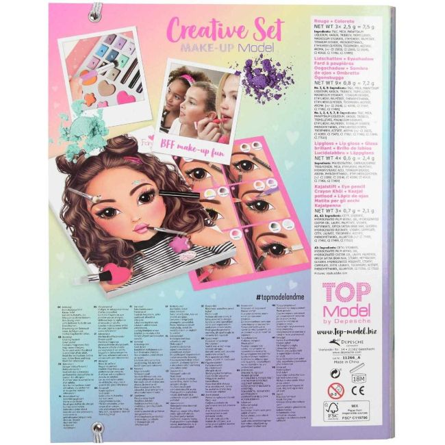 Carte de colorat Top Model Make-up Studio Depesche PT11266 BBJPT11266_Initiala