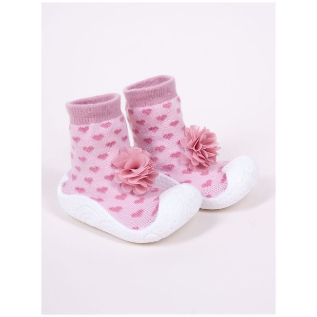 Mocasini pentru copii cu talpa antiderapanta - Floricica OB-134