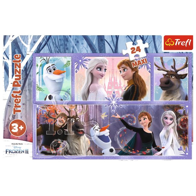 PUZZLE TREFL 24 MAXI FROZEN2 O LUME MAGICA VIV14345