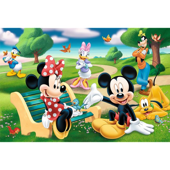 PUZZLE TREFL 24 MAXI MICKEY MOUSE INTRE PRIETENI VIV14344