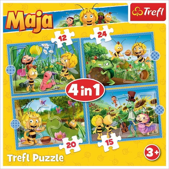 PUZZLE TREFL 4IN1 AVENTURILE ALBINUTEI MAYA VIV34356