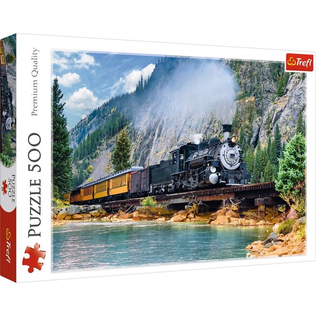 PUZZLE TREFL 500 TREN PRIN MUNTI VIV37379