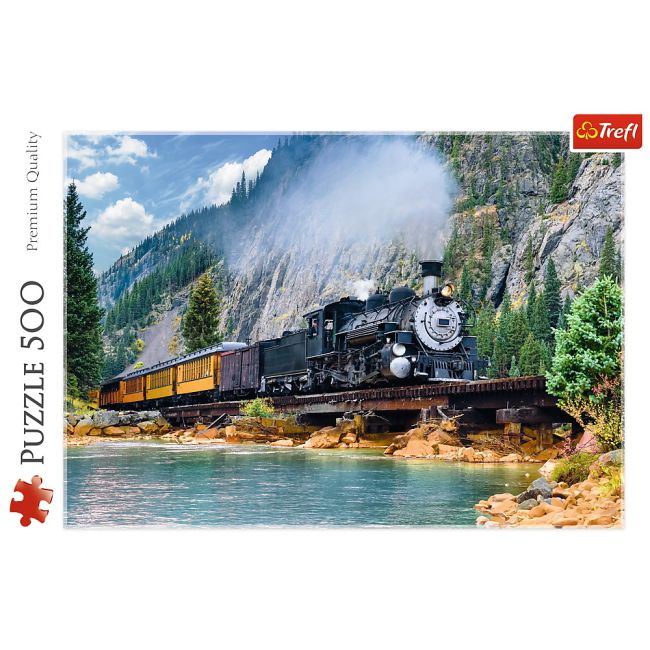 PUZZLE TREFL 500 TREN PRIN MUNTI VIV37379