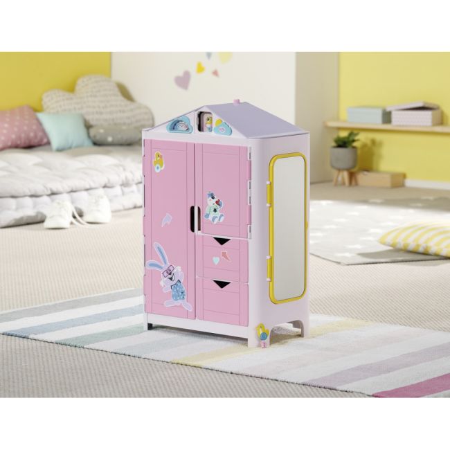BABY born - Dulap haine cu sunete si stickere - ARTZF827987