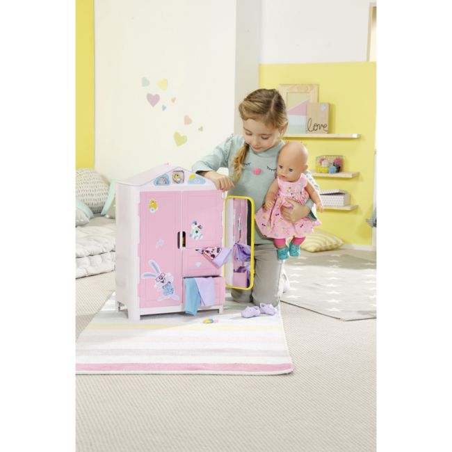 BABY born - Dulap haine cu sunete si stickere - ARTZF827987