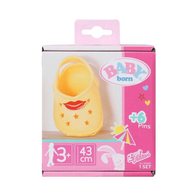 BABY born - Papucei cu insigne 43 cm diverse modele - ARTZF831809