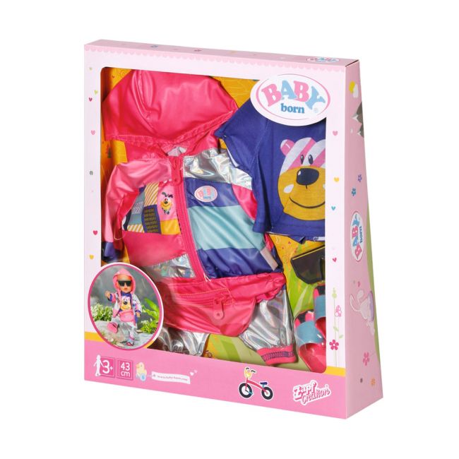 BABY born - Set hainute biciclist 43 cm - ARTZF830031