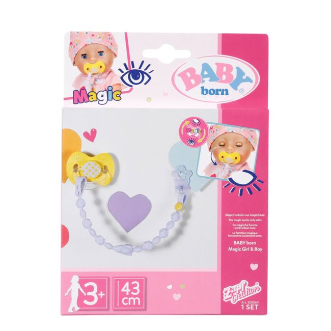 BABY born - Suzeta cu lant 43 cm diverse modele - ARTZF828069
