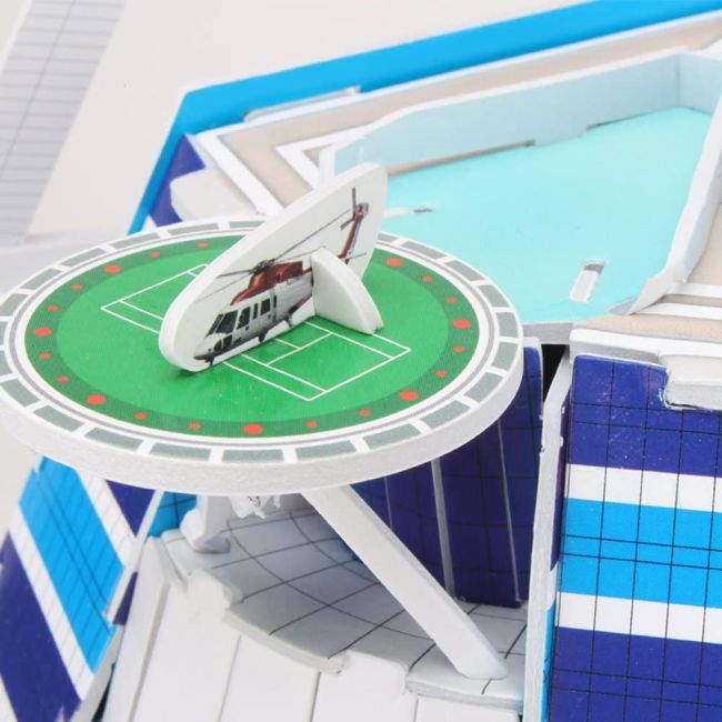 PUZZLE 3D BURJ AL ARAB (NIVEL COMPLEX 101 PIESE) - ARTCUMC101h