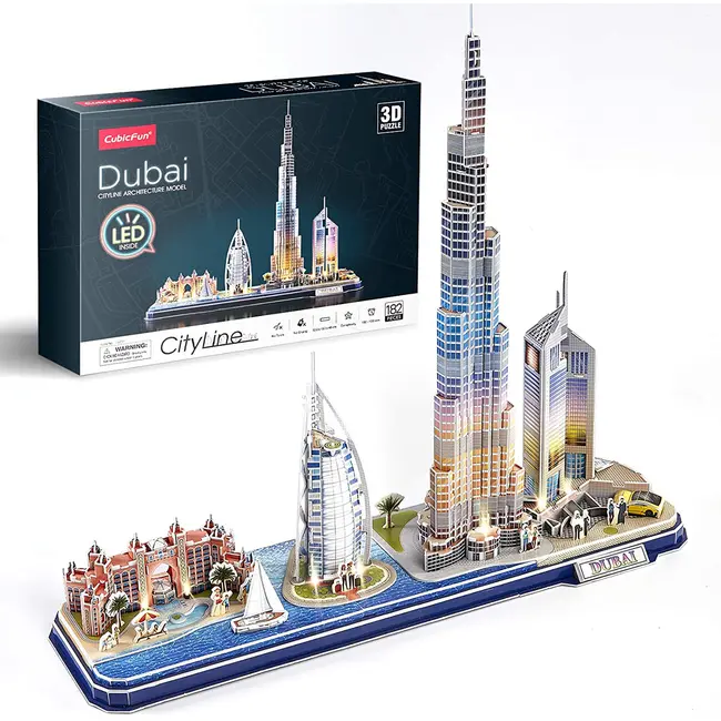 PUZZLE 3D LED DUBAI 182 PIESE - ARTCUL523h