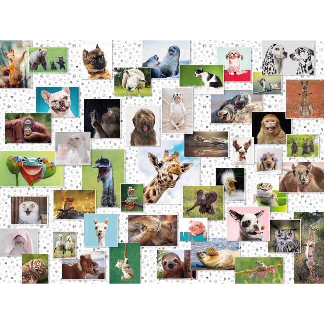 PUZZLE COLAJ CU ANIMALE, 1500 PIESE - ARTRVSPA16711