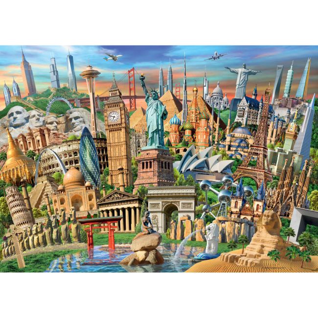 PUZZLE OBIECTIVE TURISTICE, 1000 PIESE - ARTRVSPA19890