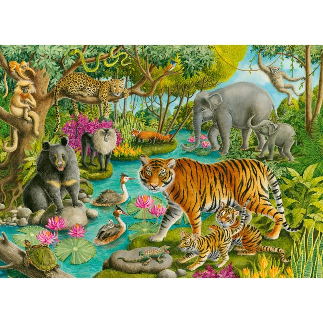 PUZZLE PADURE IN INDIA, 60 PIESE - ARTRVSPC05163