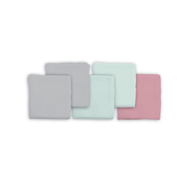 Scutece din muselina, 5/set, 70x70cm, Unisex Fillikid KRS304-05