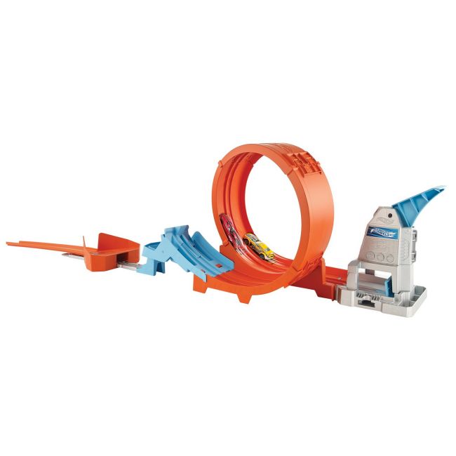 HOT WHEELS CIRCUIT RAPID CU LANSATOR PENTRU CASCADORII SI MASINUTA EXCLUSIVA VIVMTGBF81_GTV13