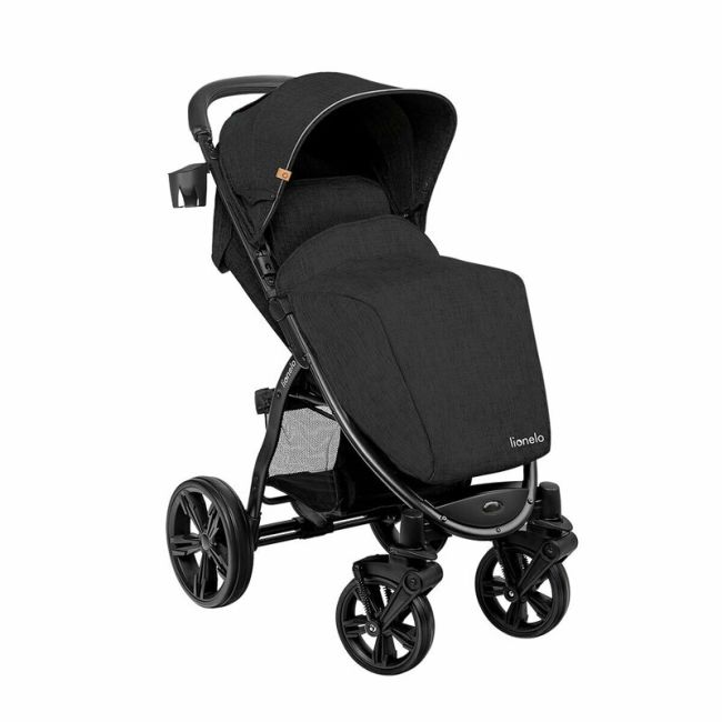 Lionelo - Carucior sport Annet Carbon Cu accesorii, Negru BYNLO-ANNET_BLACK_CARBON