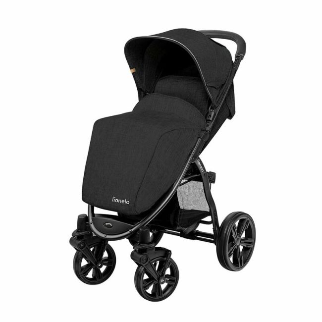 Lionelo - Carucior sport Annet Carbon Cu accesorii, Negru BYNLO-ANNET_BLACK_CARBON