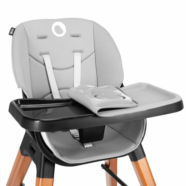 Lionelo - Scaun de masa Reglabil Mona Onyx, Negru BYNLO-MONA_BLACK_ONYX