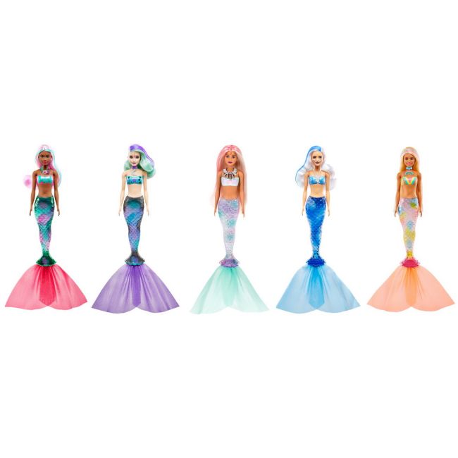 PAPUSA BARBIE DESCOPERA CULOAREA COLOR REVEAL SIRENELE VIVMTGTP43