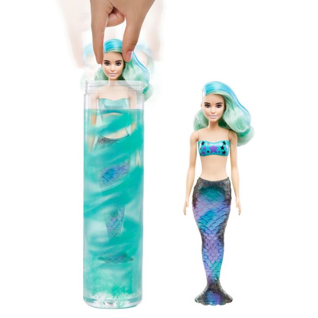 PAPUSA BARBIE DESCOPERA CULOAREA COLOR REVEAL SIRENELE VIVMTGTP43
