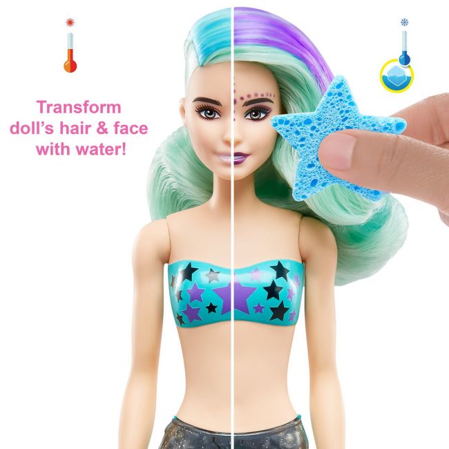 PAPUSA BARBIE DESCOPERA CULOAREA COLOR REVEAL SIRENELE VIVMTGTP43
