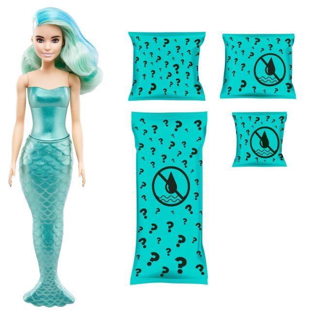 PAPUSA BARBIE DESCOPERA CULOAREA COLOR REVEAL SIRENELE VIVMTGTP43