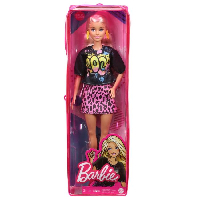 PAPUSA BARBIE FASHIONISTA BLONDA CU TINUTA DE VARA ROCK VIVMTFBR37_GRB47