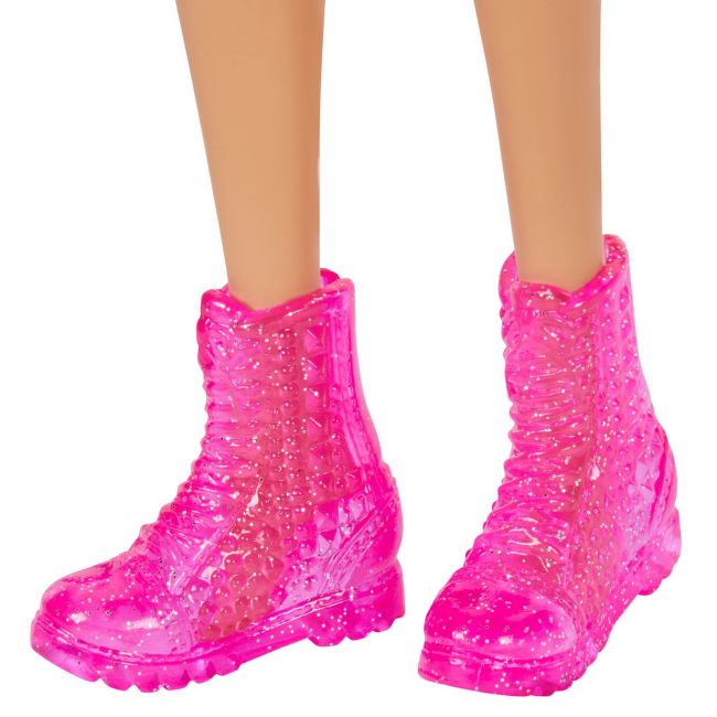 PAPUSA BARBIE FASHIONISTA BLONDA CU TINUTA DE VARA ROCK VIVMTFBR37_GRB47