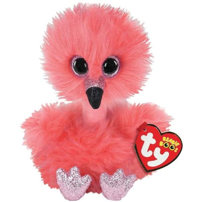 PLUS TY 15CM FLAMINGO CU GATUL LUNG VIVTY36381