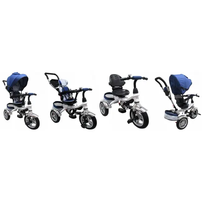 Tricicleta cu pedale 3 in 1 r-sport t3 - jeans edeedit500(t3)jeans