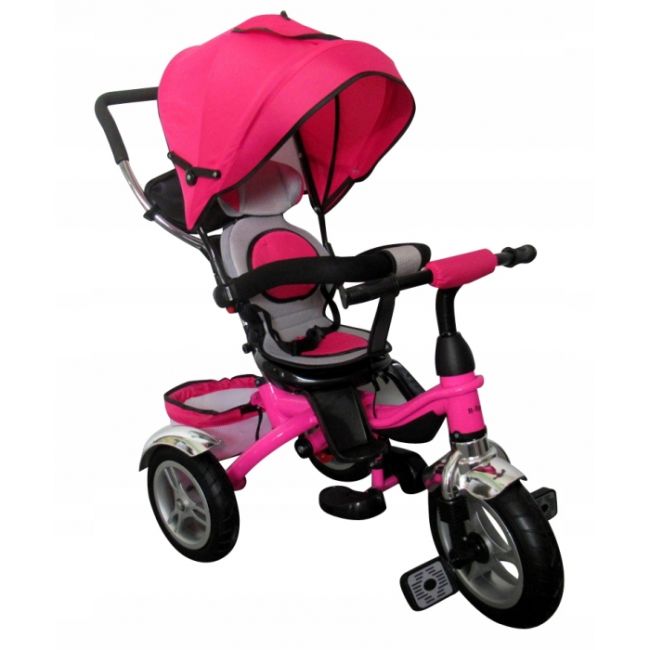 Tricicleta cu pedale 3 in 1 r-sport t3 - roz edeedit3roz