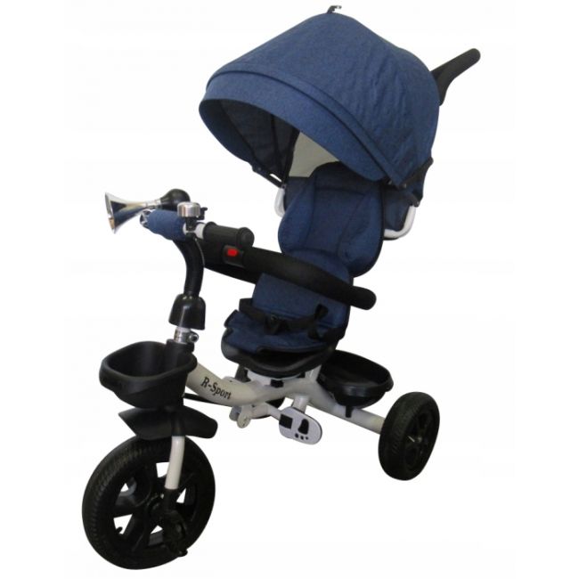 Tricicleta cu pedale 3 in 1 r-sport t4 - blue jeans edeedit02jeans