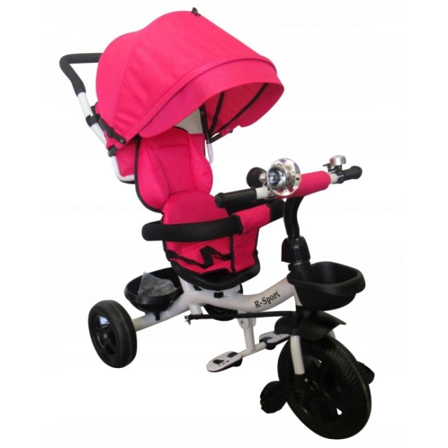 Tricicleta cu pedale 3 in 1 r-sport t4 - roz edeedit02roz